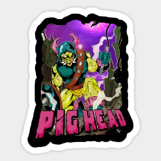 Pighead Sticker